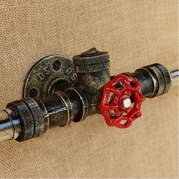 Retro Industry Wind Designer Water Bottle Lamp Wall Light Grey