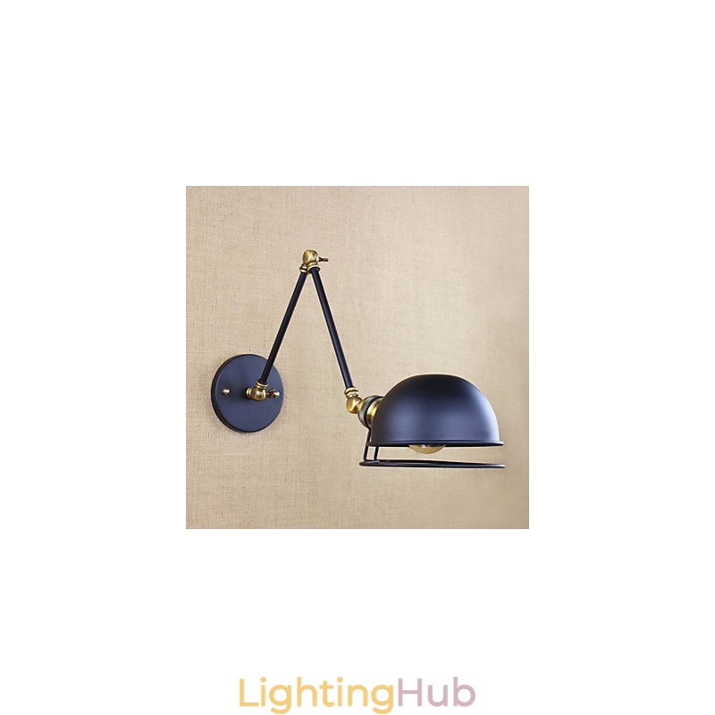 Industrial Retro European Style Village Character Lighting Decorative Wall Lamp Iron arm
