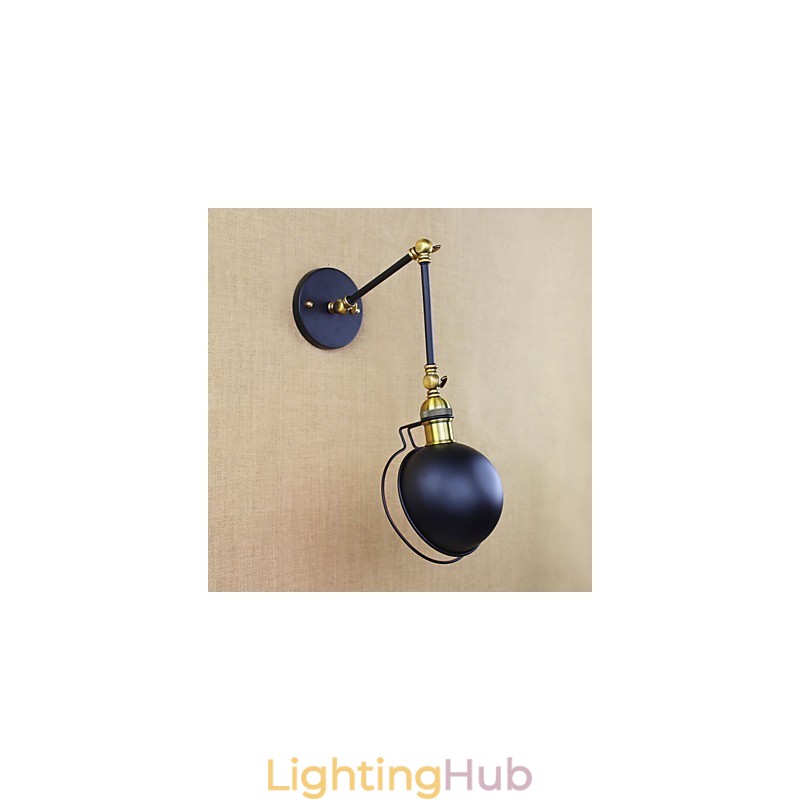 Industrial Retro European Style Village Character Lighting Decorative Wall Lamp Iron arm