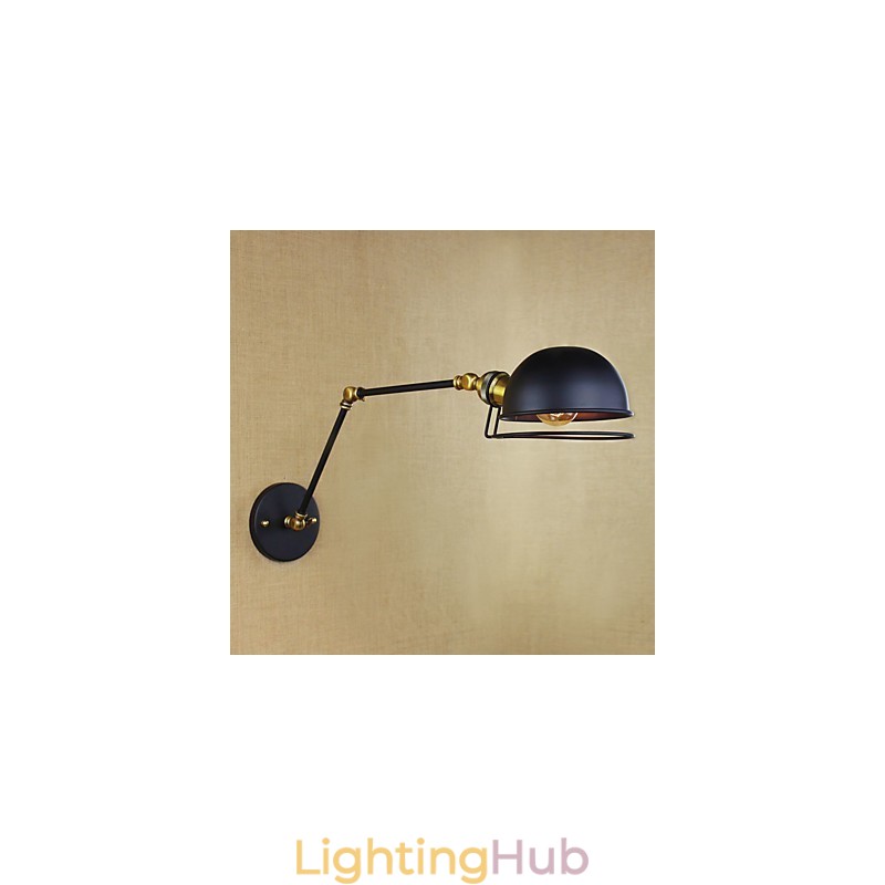 Industrial Retro European Style Village Character Lighting Decorative Wall Lamp Iron arm