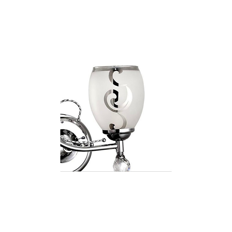 Modern Contemporary Electroplated Feature for Crystal Mini Style Ambient Light Wall Sconces