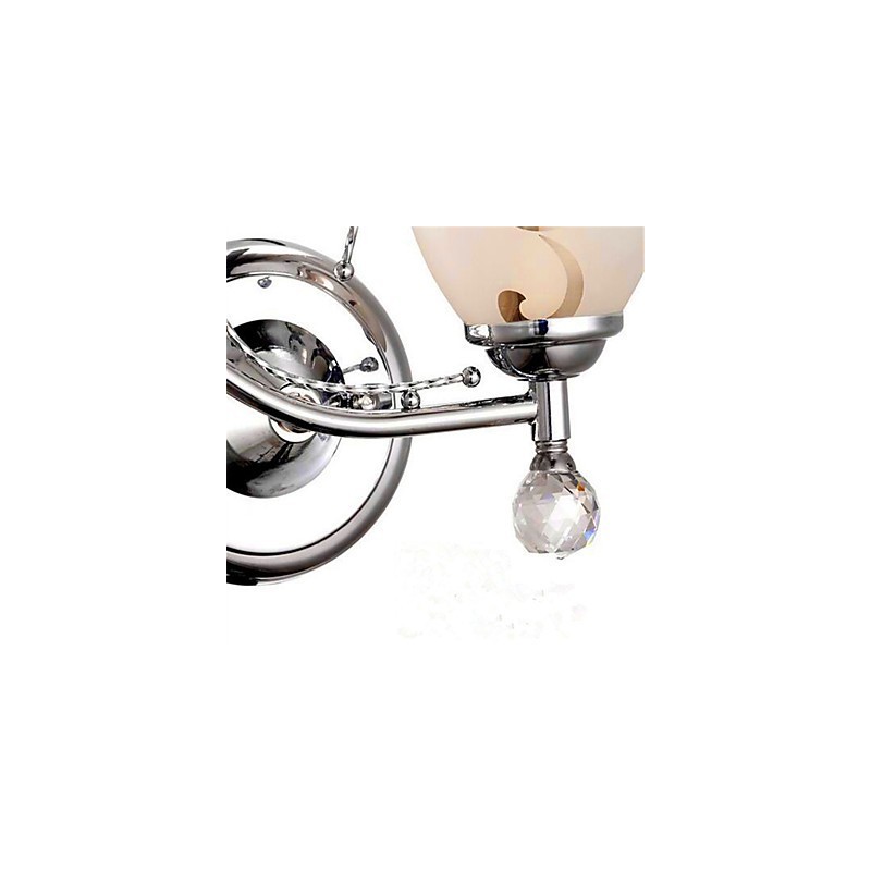 Modern Contemporary Electroplated Feature for Crystal Mini Style Ambient Light Wall Sconces