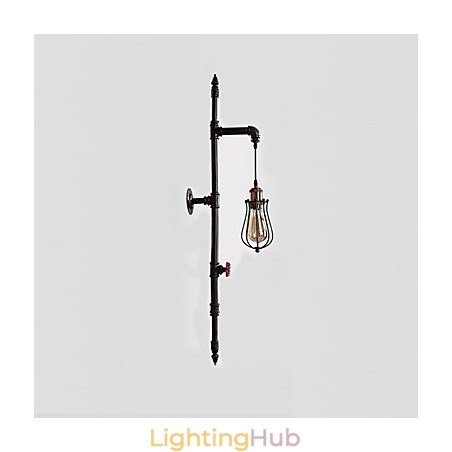 Retro Industrial Pipe Wall Lights Simple Loft Black Birdcage Metal Living Room Dining Room Kitchen Bar Cafe Decoration lighting Retro Industrial Pipe Wall Lights Simple Loft Black Birdcage Metal Living Room Dining Room Kitchen Bar Cafe Decoration lighting