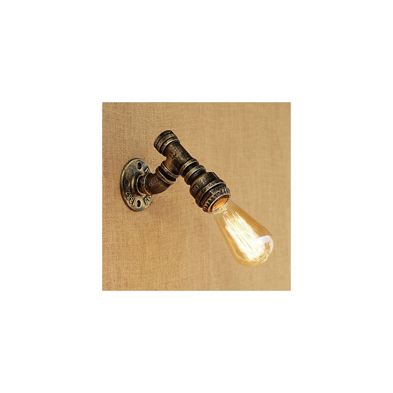 Country Retro Vintage Painting Feature for Mini Style Ambient Light Wall Sconces Wall Light