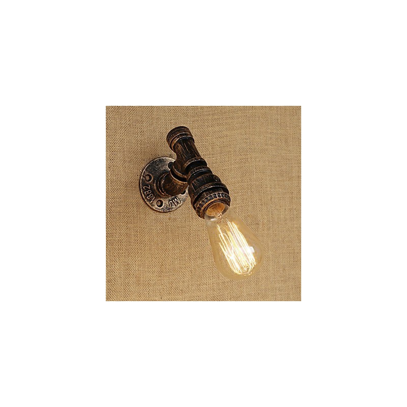 Country Retro Vintage Painting Feature for Mini Style Ambient Light Wall Sconces Wall Light
