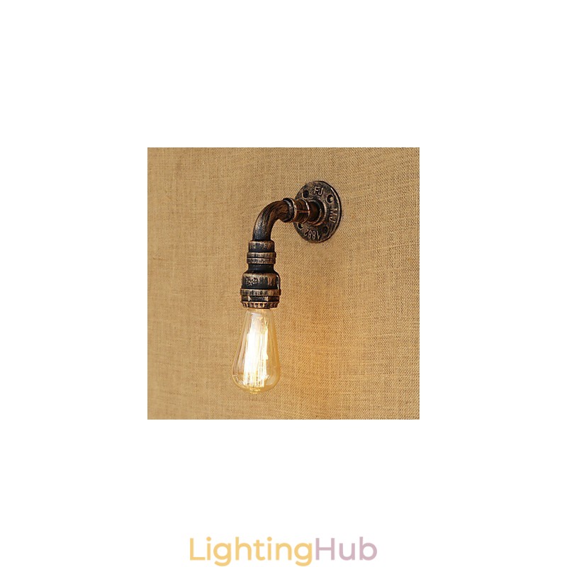 Country Retro Vintage Painting Feature for Mini Style Ambient Light Wall Sconces Wall Light