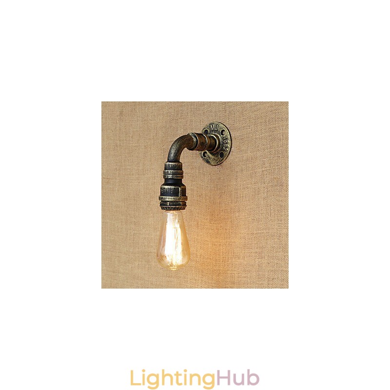 Country Retro Vintage Painting Feature for Mini Style Ambient Light Wall Sconces Wall Light