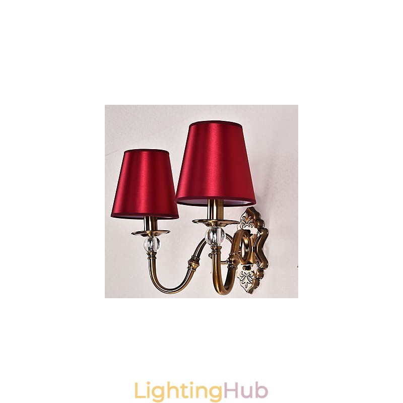 Traditional Classic Electroplated Feature for Eye Protection Downlight Wall Sconces Wall Light