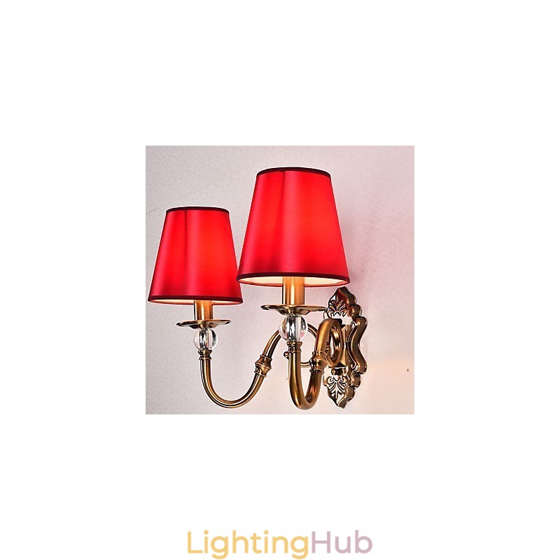 Traditional Classic Electroplated Feature for Eye Protection Downlight Wall Sconces Wall Light
