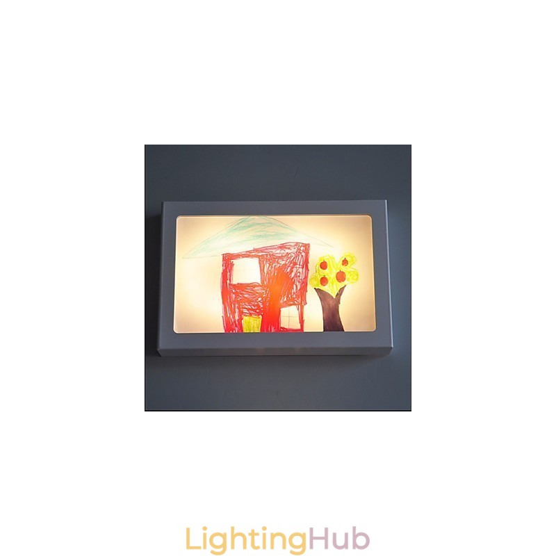 Integrated Modern Contemporary Modern Comtemporary Painting Feature for Ambient Light Wall Sconces