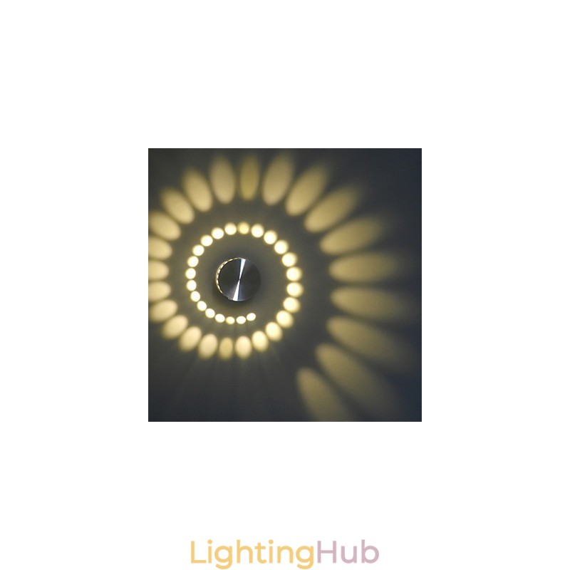 Modern Light Aluminum Flush Mount Wall Lamp Integrated