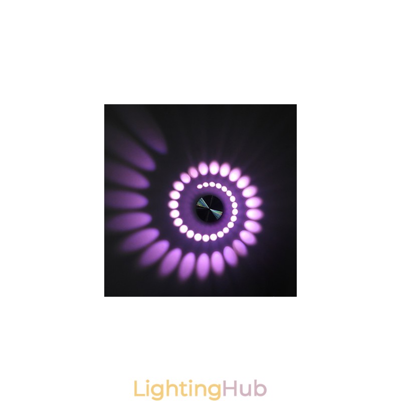 Modern Light Aluminum Flush Mount Wall Lamp Integrated