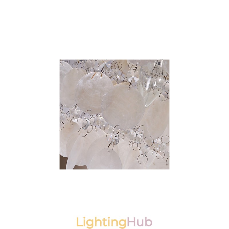 Modern Contemporary Crystal Mini Style Chrome Flush Mount
