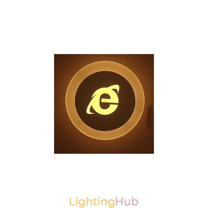 Integrated Modern Contemporary Modern Comtemporary Painting Feature for Ambient Light Wall Sconces