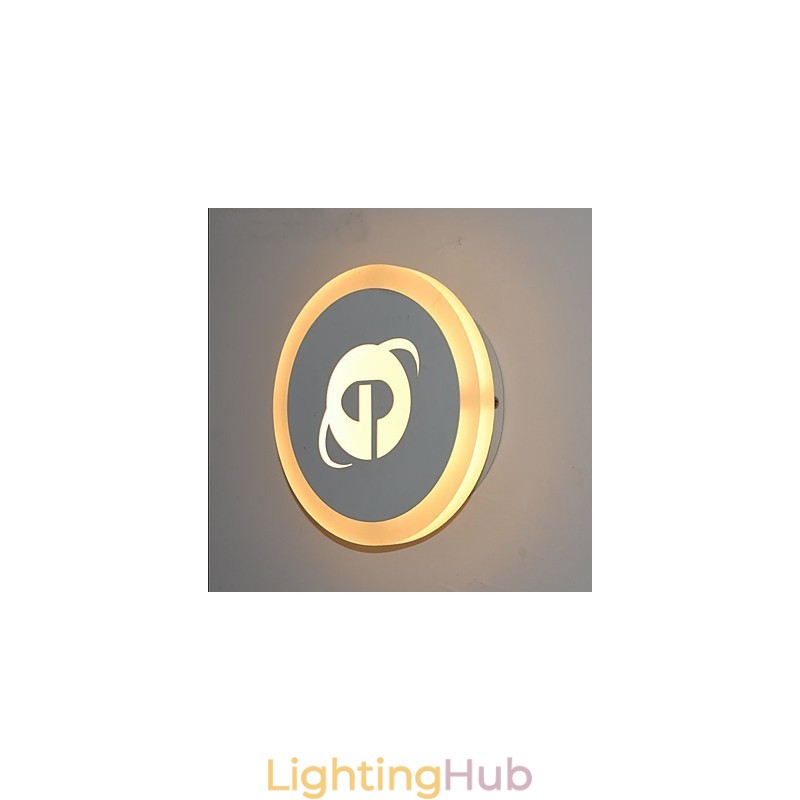 Integrated Modern Contemporary Modern Comtemporary Painting Feature for Ambient Light Wall Sconces