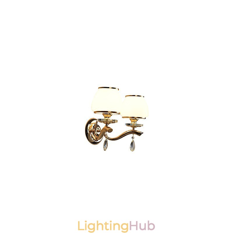 Modern Contemporary Electroplated Feature for Crystal Ambient Light Wall Sconces Wall Light