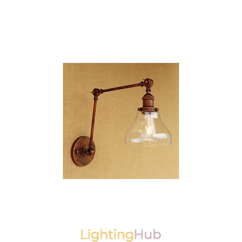 Country Retro Electroplated Feature for Mini Style Eye Protection Ambient Light Swing Arm LightsWall