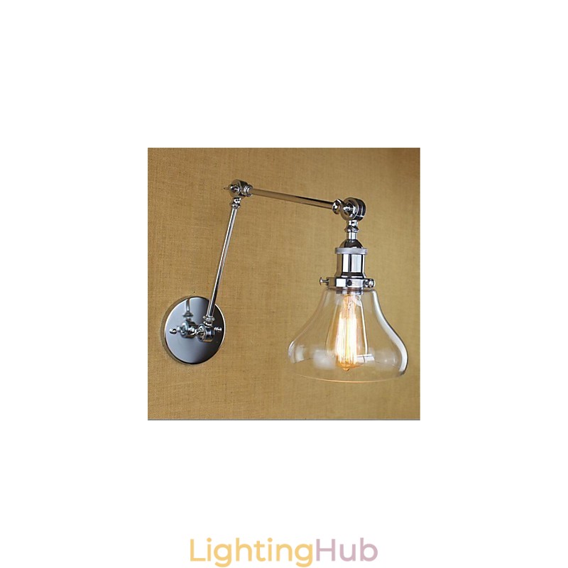 Country Retro Electroplated Feature for Mini Style Eye Protection Ambient Light Swing Arm LightsWall