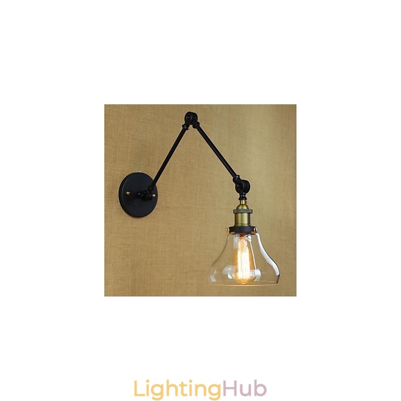 Country Retro Electroplated Feature for Mini Style Eye Protection Ambient Light Swing Arm LightsWall