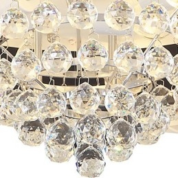 Flush Mount Crystal Modern Contemporary Traditional Classic Metal