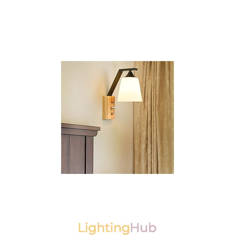 Traditional Classic Country Retro Painting Feature for Wall Sconces Wall Light