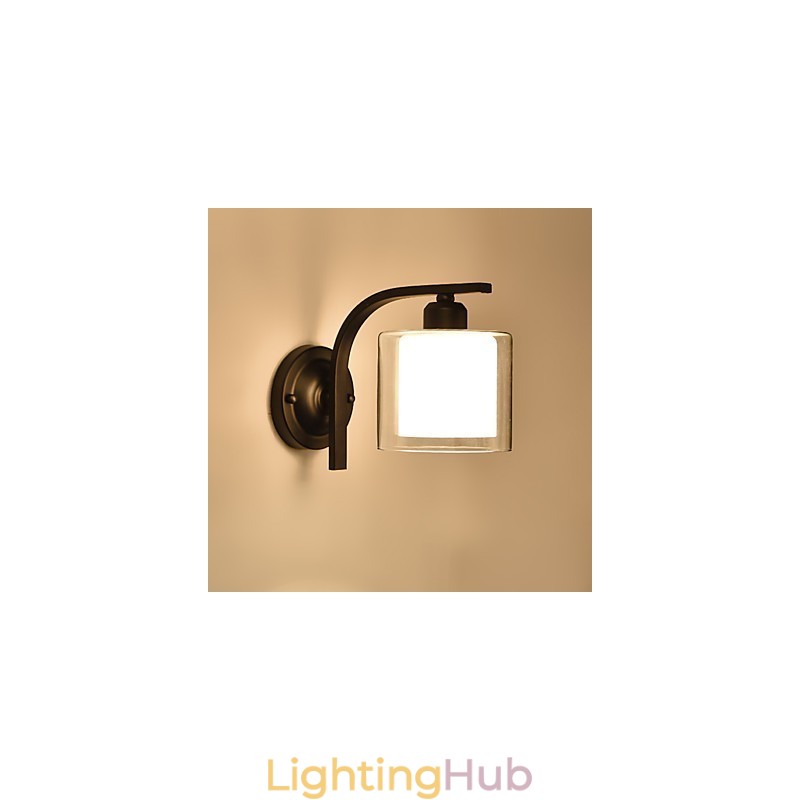 Traditional Classic Country Retro Painting Feature for Wall Sconces Wall Light