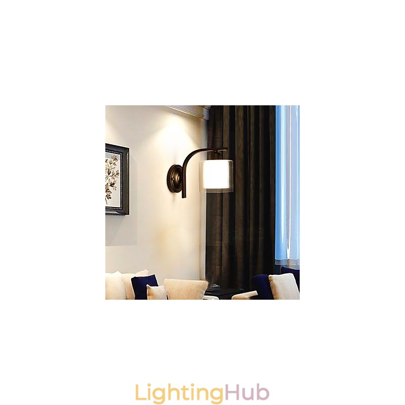 Traditional Classic Country Retro Painting Feature for Wall Sconces Wall Light