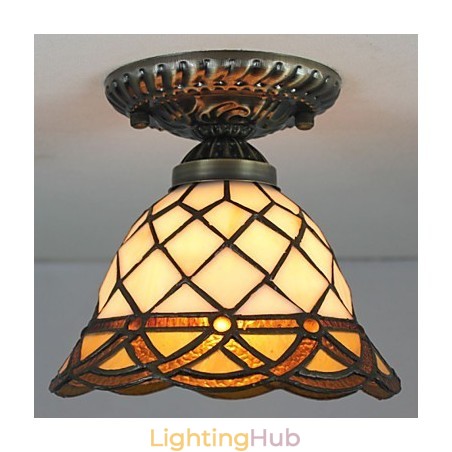 European Rural Creative Arts Stained Glass Absorb Dome Lamp Light European Rural Creative Arts Stained Glass Absorb Dome Lamp Light