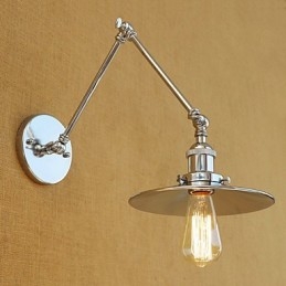 Modern Contemporary Country Retro Electroplated Feature for Swing Arm Ambient Light Swing