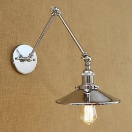 Modern Contemporary Country Retro Electroplated Feature for Swing Arm Ambient Light Swing