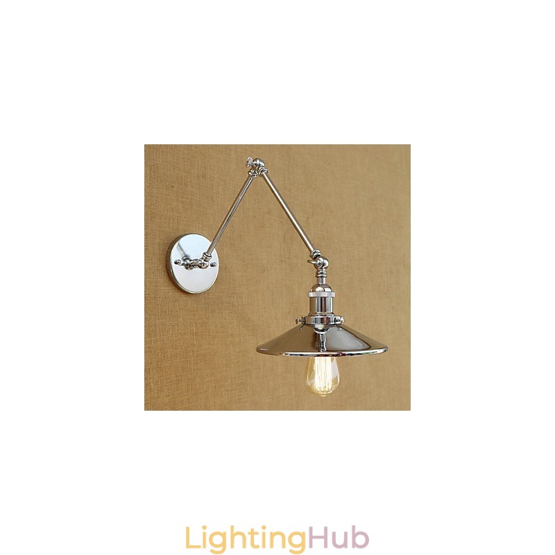 Modern Contemporary Country Retro Electroplated Feature for Swing Arm Ambient Light Swing