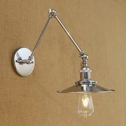 Modern Contemporary Country Retro Electroplated Feature for Swing Arm Ambient Light Swing