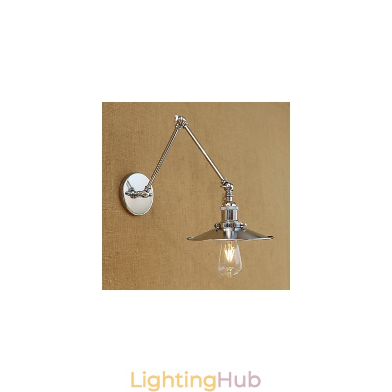 Modern Contemporary Country Retro Electroplated Feature for Swing Arm Ambient Light Swing