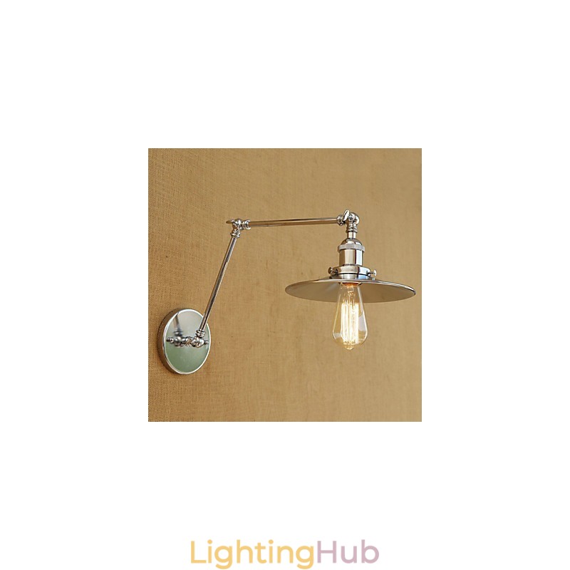 Modern Contemporary Country Retro Electroplated Feature for Swing Arm Ambient Light Swing