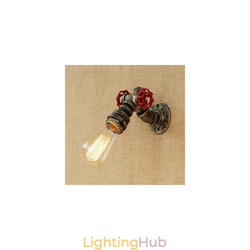 Country Retro Painting Feature for Mini Style Ambient Light Wall Sconces Wall Light