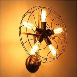 Traditional Classic Rustic Lodge Country Painting Feature for Mini Style Ambient Light Wall Sconces Wall Light