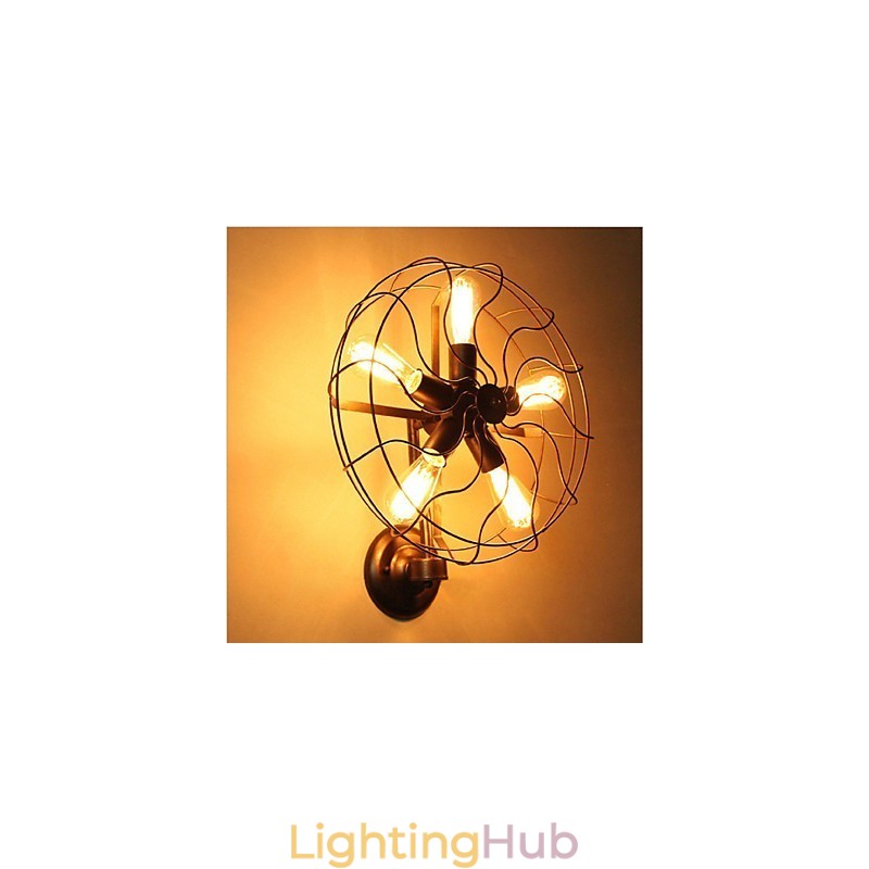 Traditional Classic Rustic Lodge Country Painting Feature for Mini Style Ambient Light Wall Sconces Wall Light