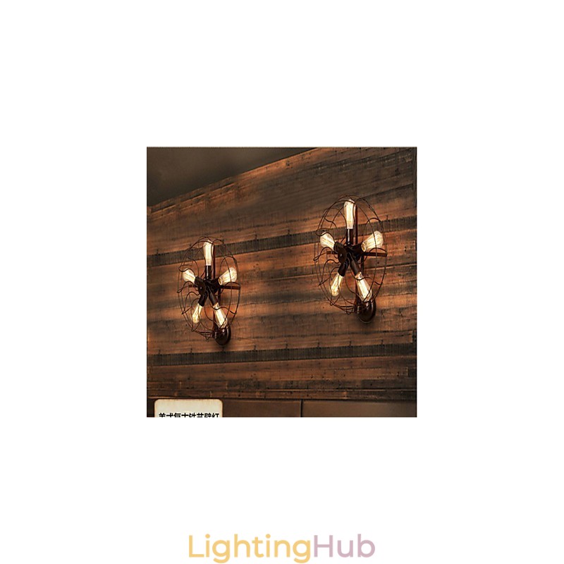 Traditional Classic Rustic Lodge Country Painting Feature for Mini Style Ambient Light Wall Sconces Wall Light
