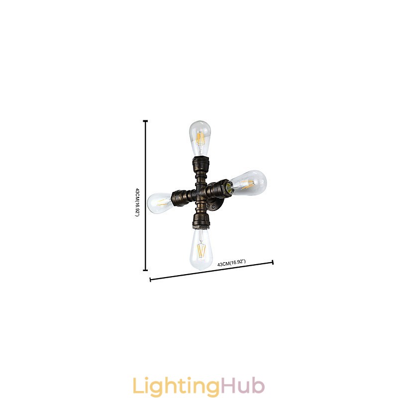 Rustic Lodge Traditional Classic Antique Brass Feature for Ambient Light Wall Lights Wall Light