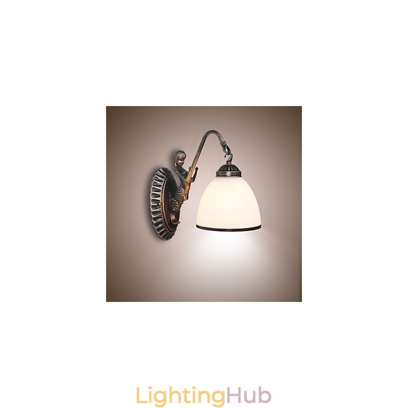 European Style Retro Living Room Bedroom Lamp Porch Wall Lamp Balcony Coffee Shop Wall Lamp