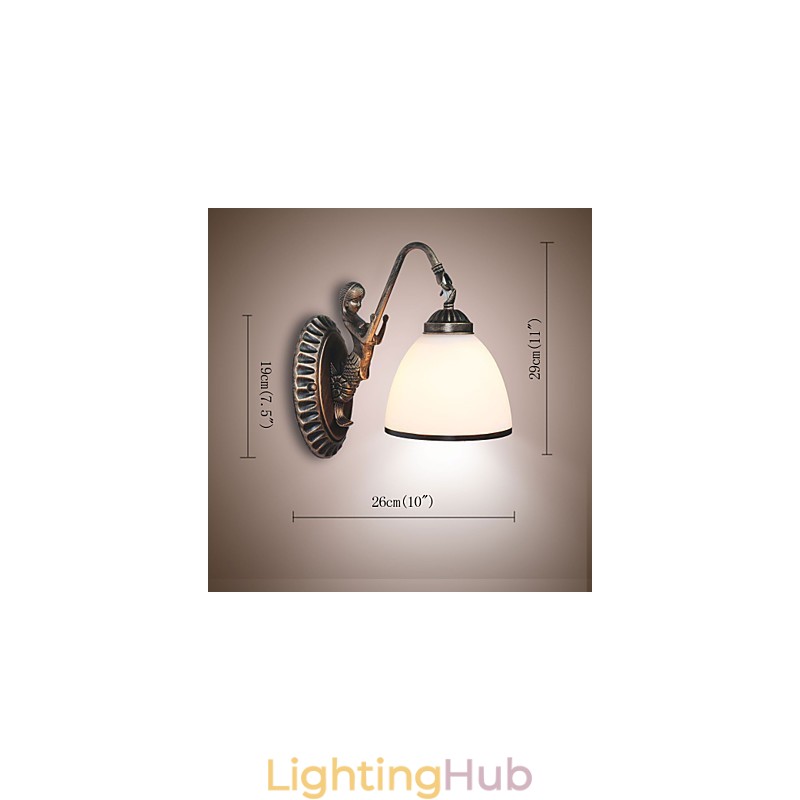 European Style Retro Living Room Bedroom Lamp Porch Wall Lamp Balcony Coffee Shop Wall Lamp
