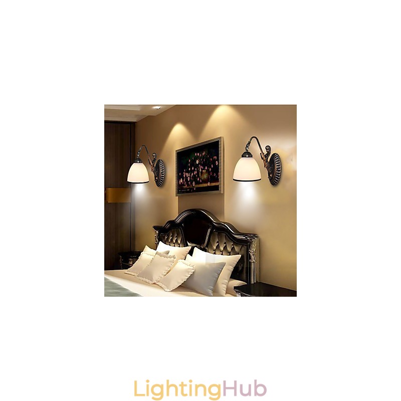 European Style Retro Living Room Bedroom Lamp Porch Wall Lamp Balcony Coffee Shop Wall Lamp