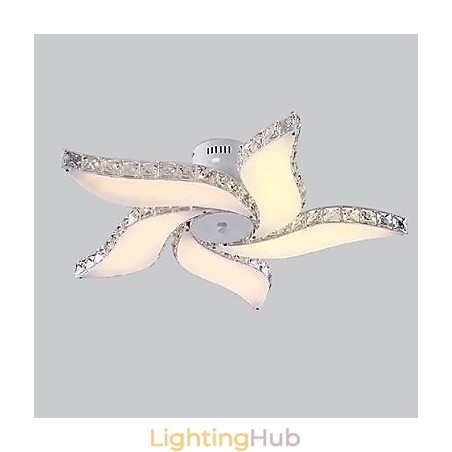 Modern Contemporary Crystal Metal Flush Mount Modern Contemporary Crystal Metal Flush Mount