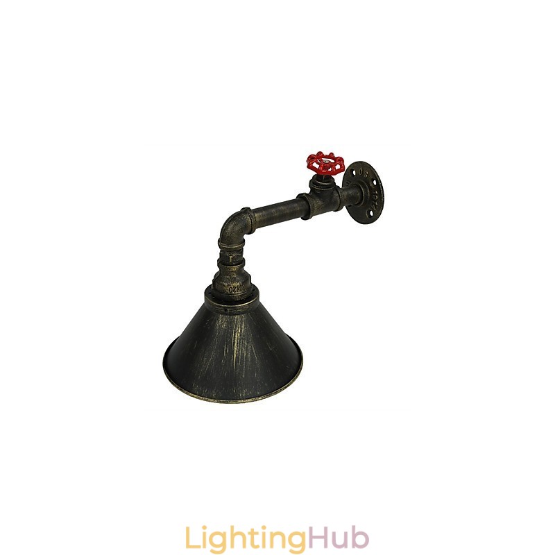 loft Retro Industrial Wall Sconce Restaurant And Bar Metal Water Pipe Wall lamp