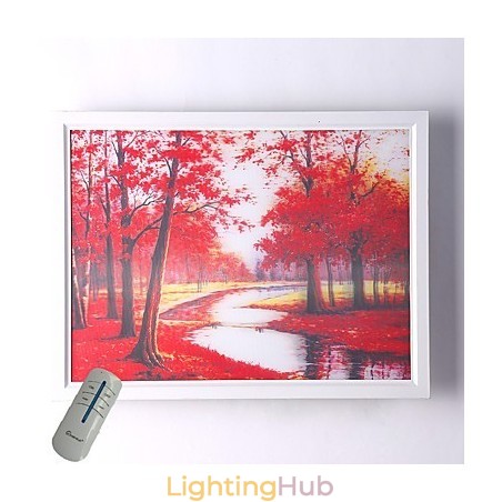 Integrated Modern Contemporary Modern Comtemporary Painting Feature for Ambient Light Wall Sconces