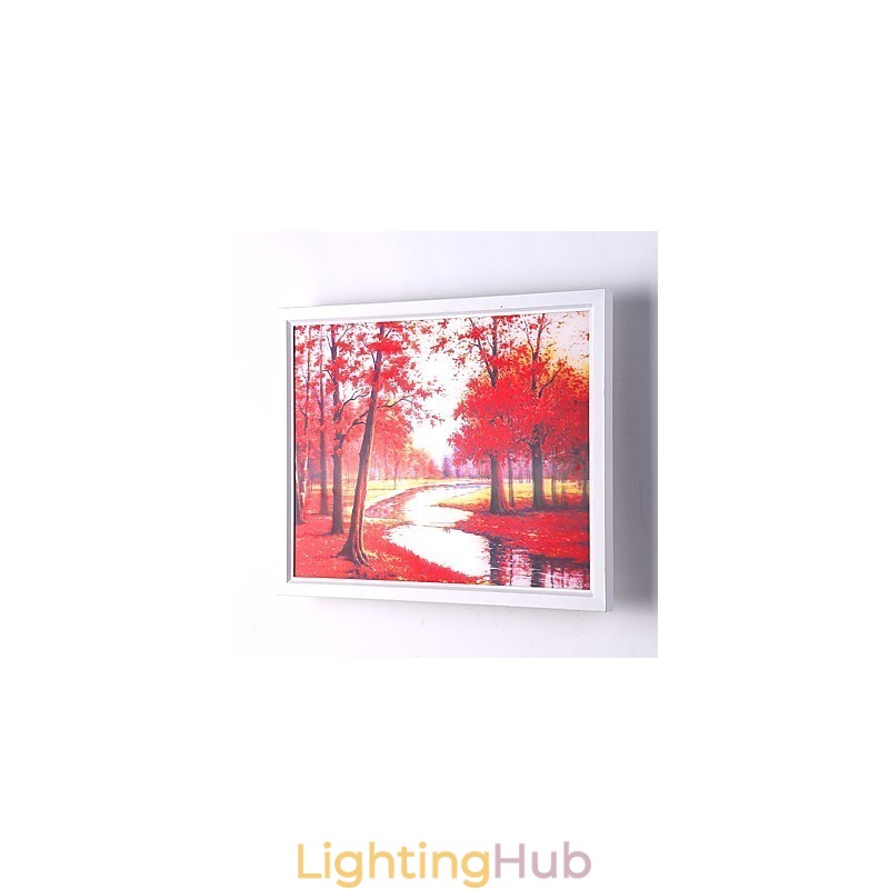 Integrated Modern Contemporary Modern Comtemporary Painting Feature for Ambient Light Wall Sconces