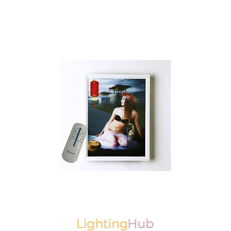 Integrated Modern Contemporary Modern Comtemporary Painting Feature for Ambient Light Wall Sconces