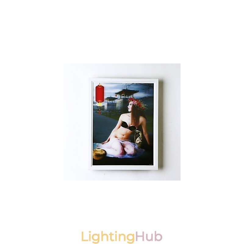 Integrated Modern Contemporary Modern Comtemporary Painting Feature for Ambient Light Wall Sconces