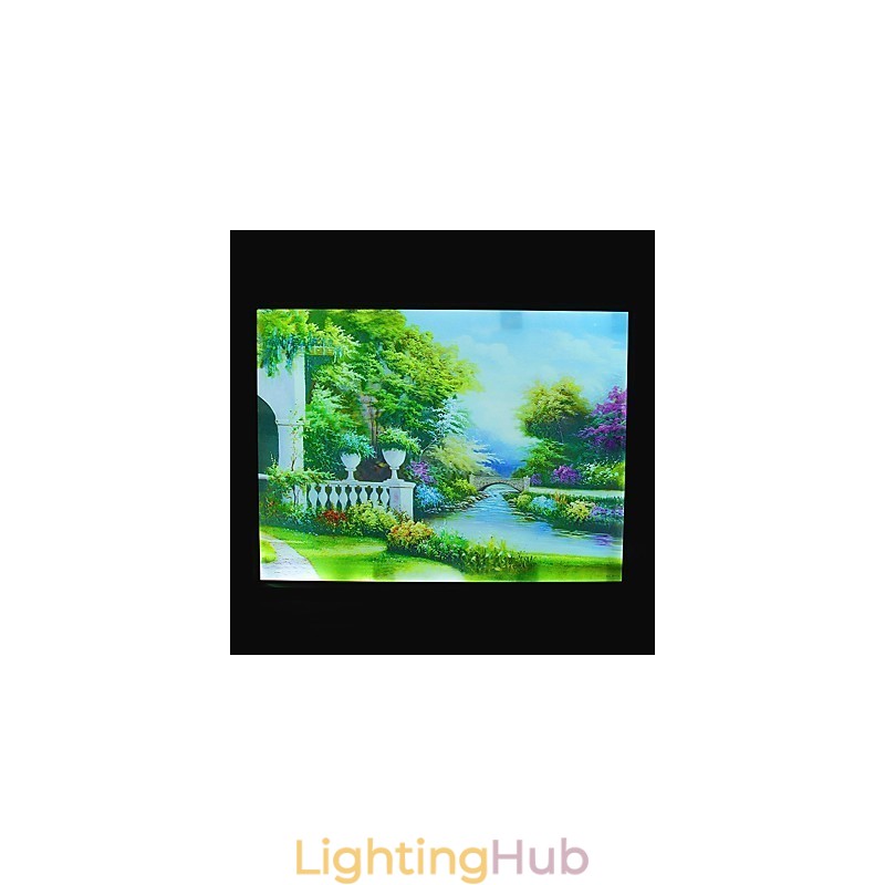 Integrated Modern Contemporary Modern Comtemporary Painting Feature for Ambient Light Wall Sconces