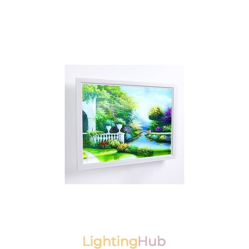 Integrated Modern Contemporary Modern Comtemporary Painting Feature for Ambient Light Wall Sconces